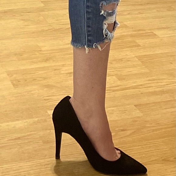 👠 Beautiful Primark Black Suede Pumps Size 7 - Picture 12 of 12